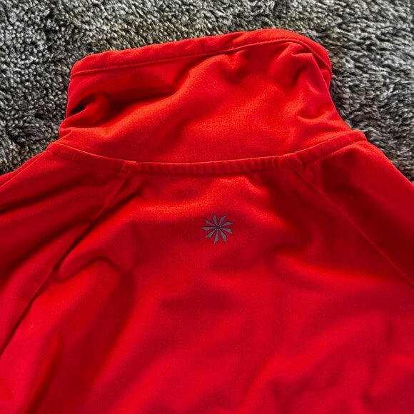 Athleta Malibu Hike Half Zip Pullover Sz XS Red - Picture 11 of 11